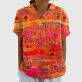 Covadonga | Chemise Oversize d'Été Imprimée à Manches Courtes Femme