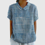 Covadonga | Chemise Oversize d'Été Imprimée à Manches Courtes Femme