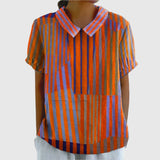 Covadonga | Chemise Oversize d'Été Imprimée à Manches Courtes Femme
