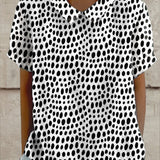 Covadonga | Chemise Oversize d'Été Imprimée à Manches Courtes Femme