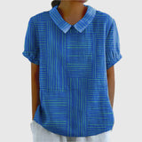 Covadonga | Chemise Oversize d'Été Imprimée à Manches Courtes Femme