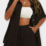 Marie - Ensemble de chemise et de shorts