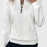 Paola | Pull en Maille Douce avec Zip