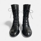 Agnieszka - Bottines en cuir orthopédiques