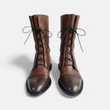 Agnieszka - Bottines en cuir orthopédiques
