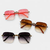 Lunettes rétro classiques sans monture