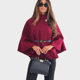 Selviora – Veste élégante avec des manches papillon et une ceinture