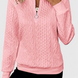 Paola | Pull en Maille Douce avec Zip