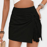 Aneta - Shorts avec jupe haute