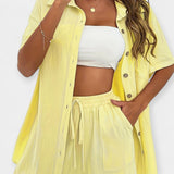 Marie - Ensemble de chemise et de shorts