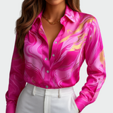 Anna - Chemise en satin Flow