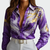 Anna - Chemise en satin Flow