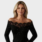 Stella – Blouse en dentelle élégante avec motif étoilé