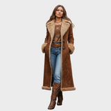 Isabella - Long manteau d'hiver élégant