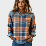 Ivy – Sweat à manches longues pour femmes avec motif patchwork