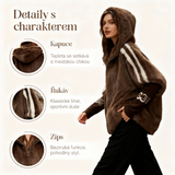 Karolína – Manteau Confortable avec Capuche