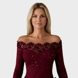 Stella – Blouse en dentelle élégante avec motif étoilé