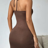 Karolína – Robe Mini Chocolat