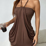Karolína – Robe Mini Chocolat