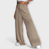 Iara - Pantalon taille haute et jambes larges