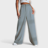 Iara - Pantalon taille haute et jambes larges