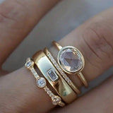 Bague Vintage en Or et Zircon