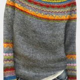 Ottavia | Pull en Maille avec Motif Nordique