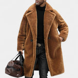 Patrik – Manteau teddy d'hiver avec revers