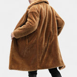 Patrik – Manteau teddy d'hiver avec revers