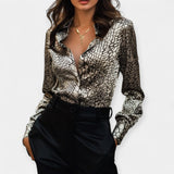Aylin - Blouse satinée transparente