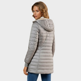 Michèle - Manteau long, imperméable et élégant
