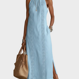 Jimena - robe midi en lin