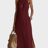 Jimena - robe midi en lin