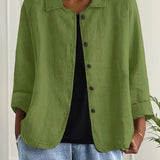 Remedios | Veste en Lin à Boutons Femme Manches Longues