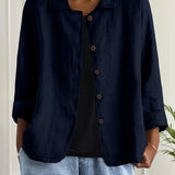 Remedios | Veste en Lin à Boutons Femme Manches Longues