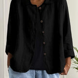 Remedios | Veste en Lin à Boutons Femme Manches Longues