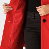 Josephine - Manteau d'hiver pour femme avec un bouton